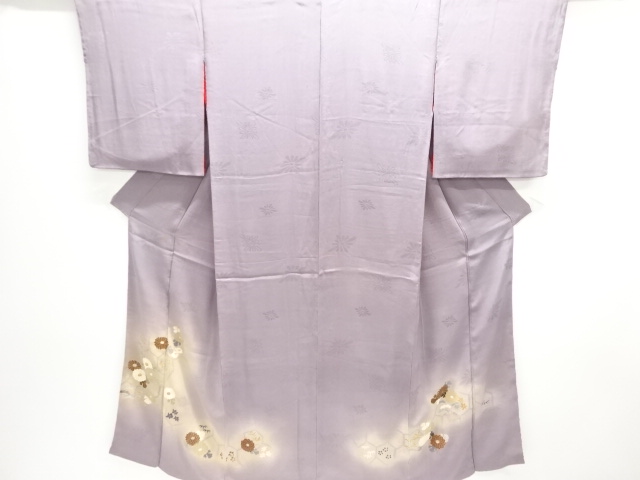 Japanese Kimono / Chirimen Kinsha Silk